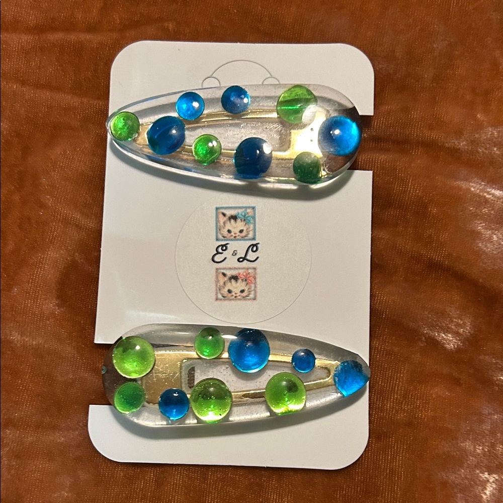 Colorful Hair Clips Set - Picture 6 of 7